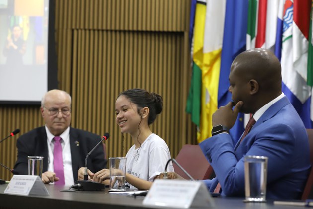 Maria Rita Resende, de 15 anos, integra o Comitê de Participação de Adolescentes