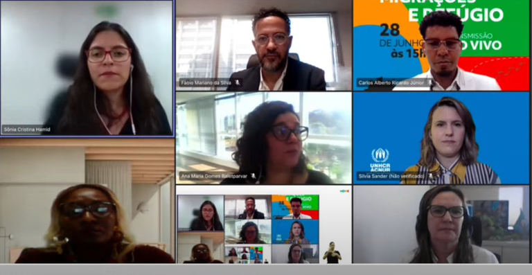 Roda de conversa debate desafios para garantia de direitos de migrantes, apátridas e refugiados