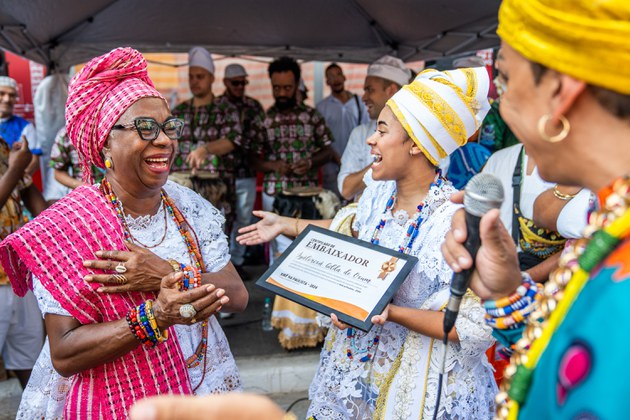 Iyá Gilda reforçou a importância do respeito e do amor entre as religiões