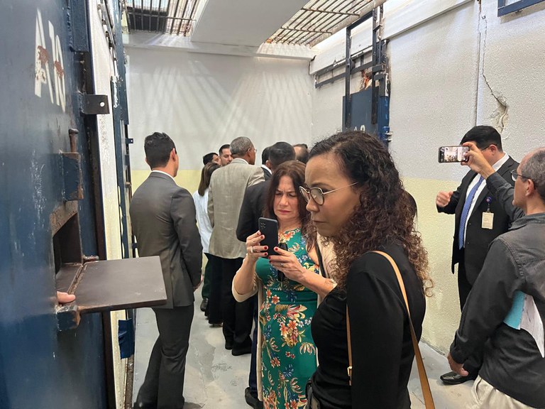 Equipe dos Direitos Humanos inspeciona Complexo Penitenciário de Pedrinhas, no Maranhão