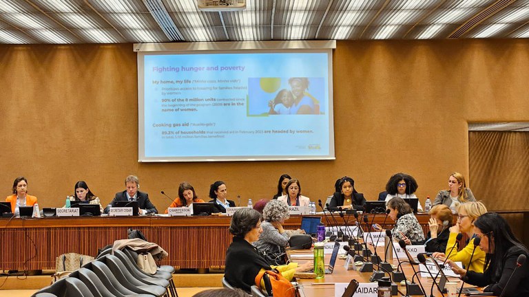 Em Genebra, Symmy Larrat destaca ações em curso no Brasil pela dignidade de mulheres trans