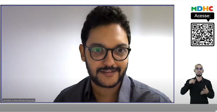 Luiz Gustavo Lo-Buono mediou os encontros transmitidos virtualmente