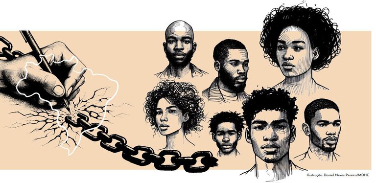 Em vídeo nas redes sociais, MDHC reforça compromisso com memória do tráfico internacional de africanos escravizados em comércio transatlântico