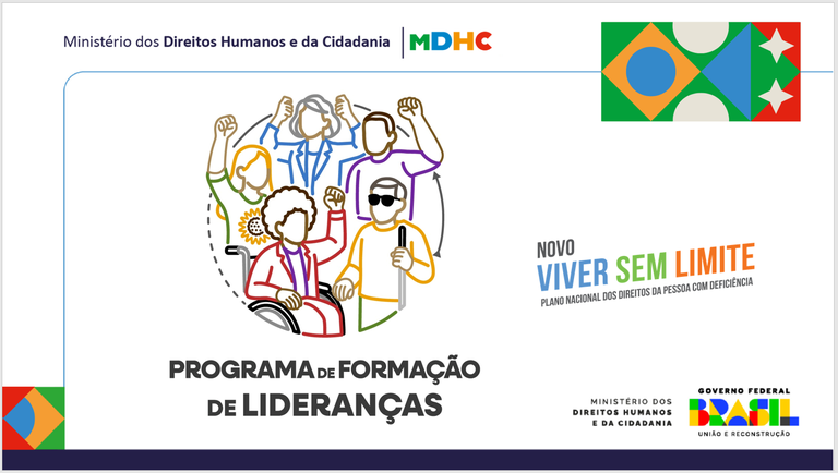 MDHC lança Programa de Formação de Lideranças para a Defesa dos Direitos das Pessoas com Deficiência