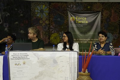 Lene Teixeira ressaltou resposta do governo a crise humanitária em território indígena (Foto: Rafael Francisco/MDHC)