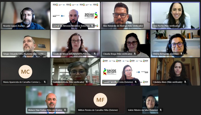 MDHC promove primeiro encontro da Câmara Técnica de Políticas Públicas e Deficiências Psicossociais e define cronograma de trabalho