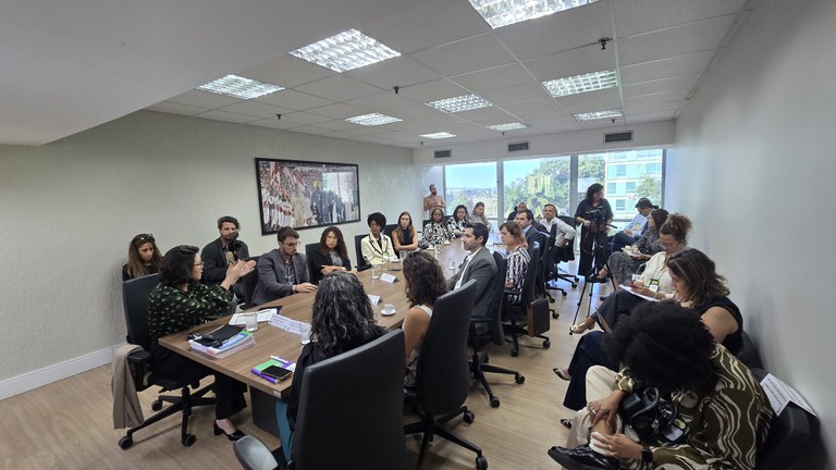 Criadores de conteúdo visitam MDHC durante o evento “Diálogos com o Poder” e conhecem ações voltadas à infância e adolescência