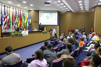 Abertura do evento foi nesta terça-feira (17) (Foto: Clarice Castro/MDHC)