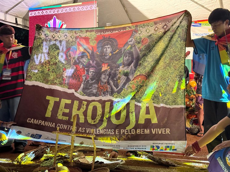 MDHC e comunidade indígena lançam campanha de enfrentamento às violências nos territórios Guarani-Kaiowá