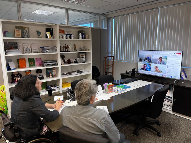 MDHC e FEBAB tratam da ampliação do acesso à leitura e à cultura para pessoas com deficiência