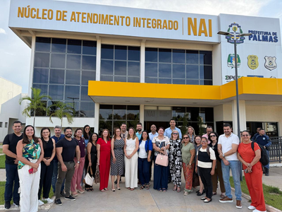 Delegação composta por Gestores Estaduais do Socioeducativo em visita às instalações de Palmas (Foto: Claudemir Nilto Prevital/Acervo FONACRIAD)