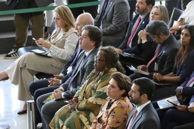 Macaé Evaristo celebrou ineditismo das ações inclusivas (Foto: Clarice Castro/MDHC)