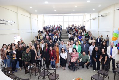 Autoridades presentes destacaram importância da ação para a implementação de políticas inclusivas (Foto: Sollano Gonzaga)