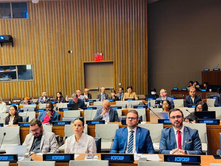 Pelo segundo ano consecutivo, sociedade civil integra delegação brasileira na COSP18, na sede da ONU