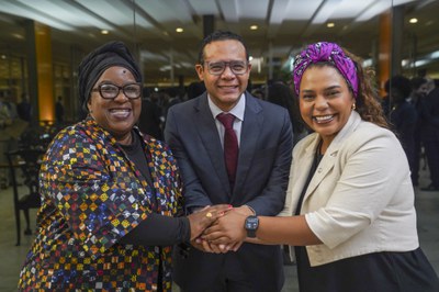 Deputada federal Dandara também esteve presente no evento (Foto: Daniela Pinheiro/MDHC)