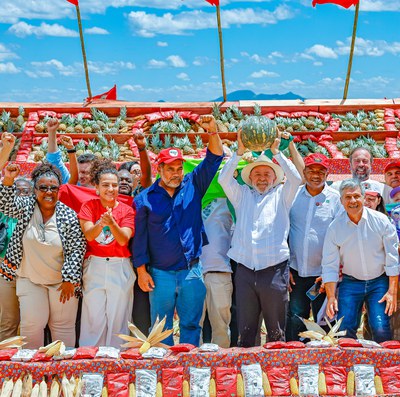Macaé Evaristo falou também da necessidade de avançar na reforma agrária no país (Foto: Ricardo Stuckert/PR)