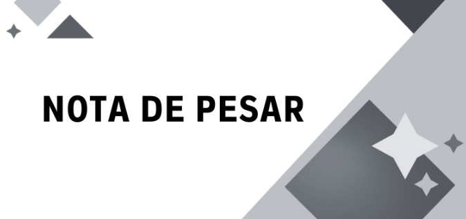 Nota de pesar — Roseli Faria