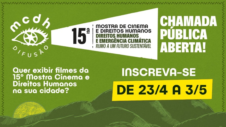 MDHC e MinC abrem chamamento público para pontos exibidores da 15ª Mostra de Cinema e Direitos Humanos em todo o país