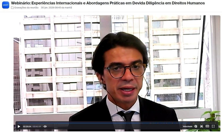 MDHC debate avanços, desafios e lições na agenda de Empresas e Direitos Humanos em webinário internacional