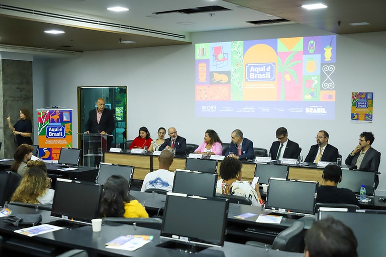 MDHC e OIM apresentam balanço do programa Aqui é Brasil e lançam ferramentas públicas de dados