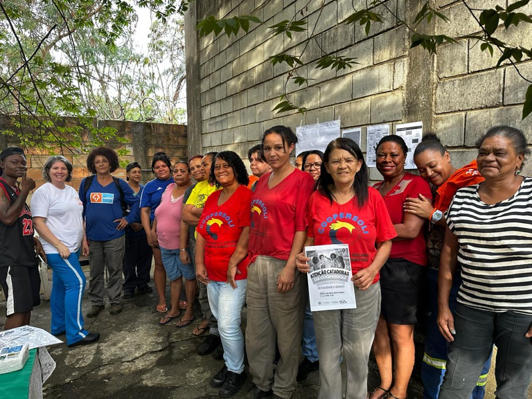 “Atuação em rede”: MDHC e INSEA concluem projeto que fortalece catadoras e catadores de recicláveis em Belo Horizonte