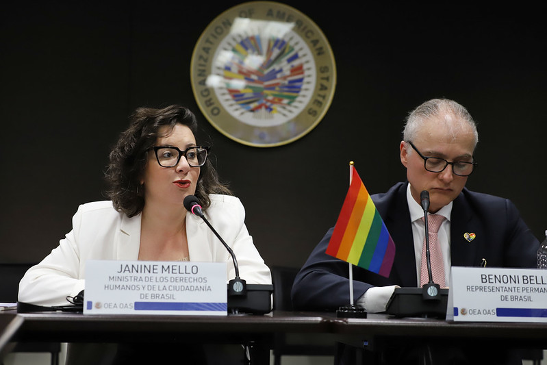 Ministra Janine Mello destacou políticas brasileiras de proteção, produção de dados e promoção do trabalho digno para a população LGBTQIA+