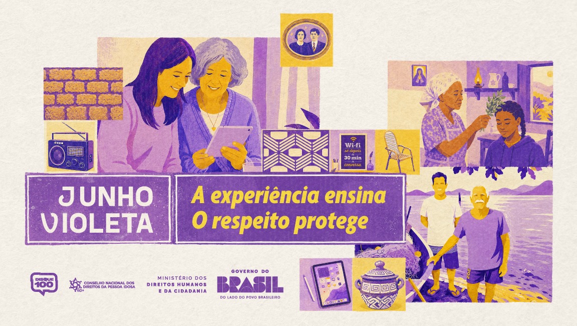 Evento promovido pelo MDHC, nos dias 9 e 10 de junho, em Brasília, reunirá especialistas, gestores e sociedade civil para debater proteção, inclusão e garantia de direitos; dados do Disque 100 revelam mais de 2,5 milhões de violações contra pessoas idosas entre 2024 e abril de 2026