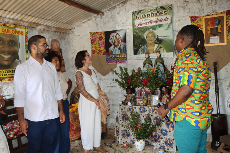 MDHC participa de homenagem aos 75 anos de Mãe Bernadete e reafirma compromisso com a proteção de lideranças quilombolas