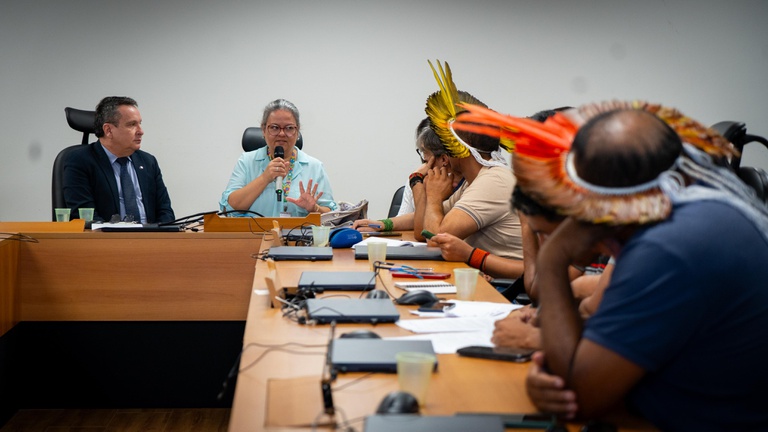 MDHC recebe lideranças indígenas de Mato Grosso para escuta sobre proteção territorial e violações de direitos humanos