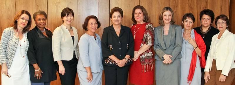 Dilma e ministras