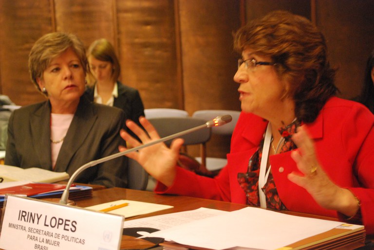 Ministra Iriny Lopes na Abertura da 46ª Reunião da Mesa Diretiva da CEPAL. 