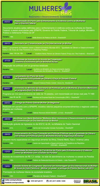 Clique na imagem acima para aumentar a visualização da agenda