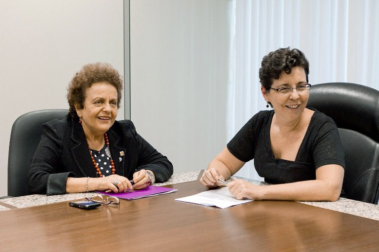 Ministras Eleonora Menicucci e Tereza Campello. Foto: Ana Nascimento/MDS