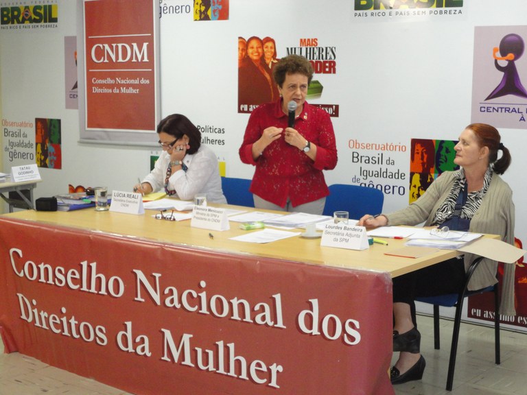 Foto SPM: Ministra Eleonora Menicucci apresentou relato completo da agenda trabalho da SPM 