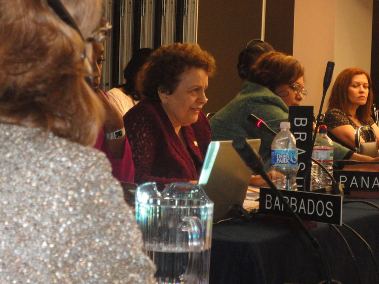 Chefe da delegação brasileira, ministra Eleonora Menicucci contribuiu para avaliação de conjuntura sobre América Latina Foto: Nei Bomfim/SPM