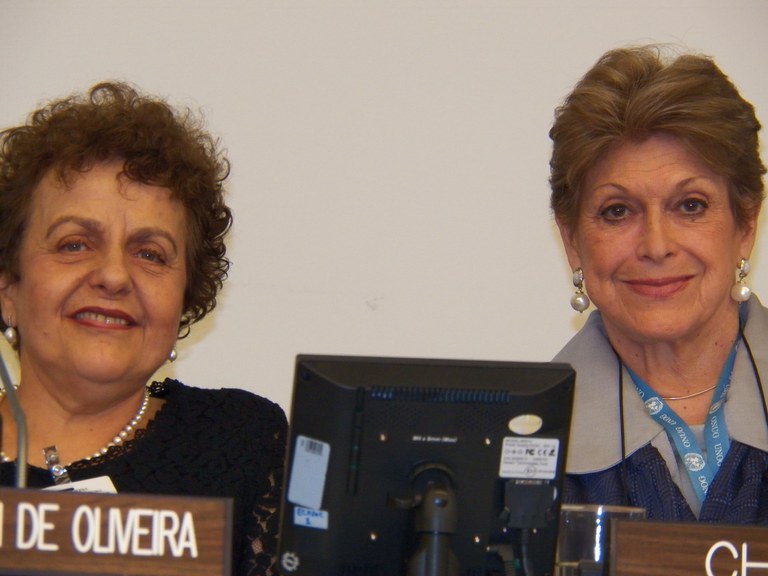 Em cerimônia, ministra Eleonora lê carta enviada pela presidenta Dilma Rousseff Foto: Nei Bomfim/SPM