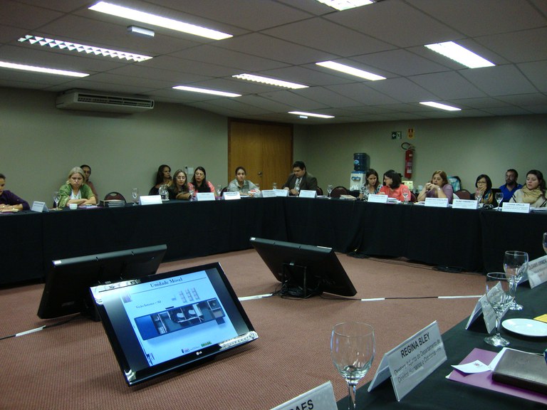 Ligue 180 foi tema de debate na reunião das gestoras Foto: Cilene de Freitas SPM/PR