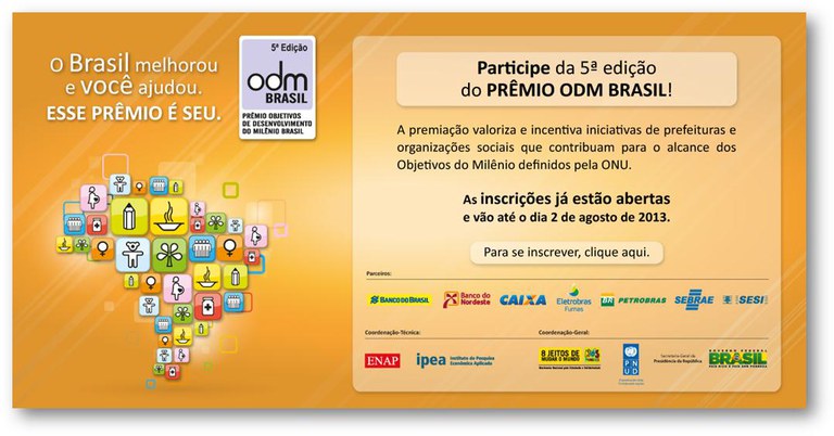 As inscrições vão até o dia 2 de agosto