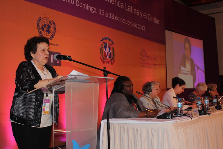 Ministra Eleonora traça perspectivas e desafios para Beijing + 20  Foto: Isabel Clavelin/SPM