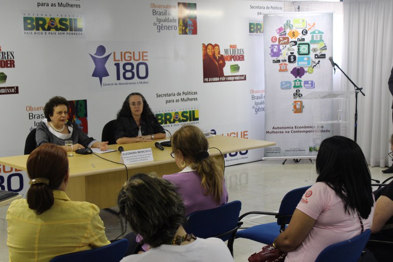 Ministra Eleonora instaurou debate sobre autonomia econômica das mulheres Foto: Raquel Lasalvia/SPM