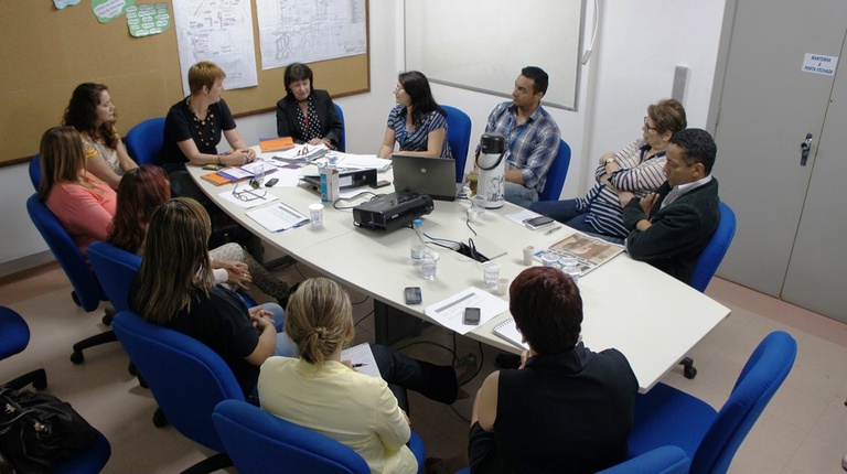 Coordenação do programa em visita de monitoramento no RS - Foto: Divulgação/SPM