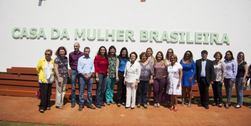 Ministra, na Casa de Campo Grande