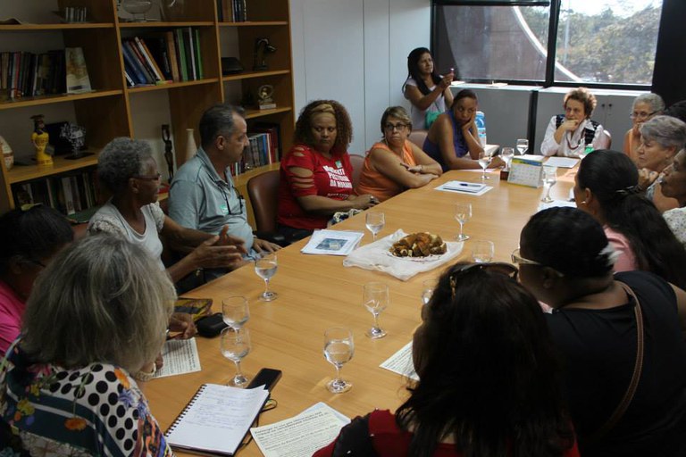 O grupo apresentou demandas de políticas e ações de enfrentamento à violência doméstica. Foto: Raquel Lasalvia/SPM
