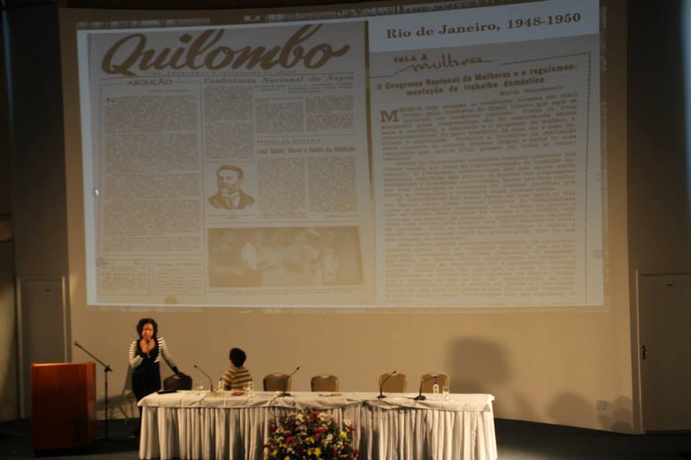 Palestra de abertura do Seminário 'Diálogos: Democracia e comunicação sem racismo, por um Brasil afirmativo', em Brasília. Foto: Divulgação/Seppir