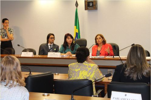 Aparecida Gonçalves explicou funcionamento da Casa da Mulher Brasileira