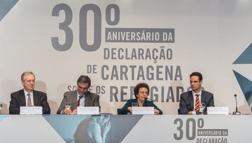  Eleonora Menicucci fala na reunião de Cartagena