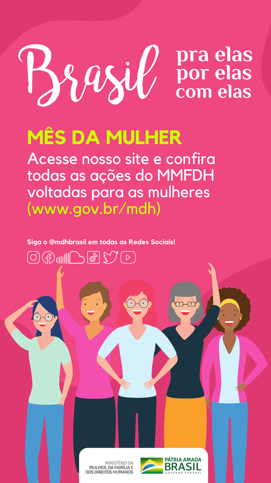 Card – WhatsApp – Mês da Mulher 2020