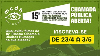 MDHC e MinC abrem chamamento público para pontos exibidores da 15ª Mostra de Cinema e Direitos Humanos em todo o país