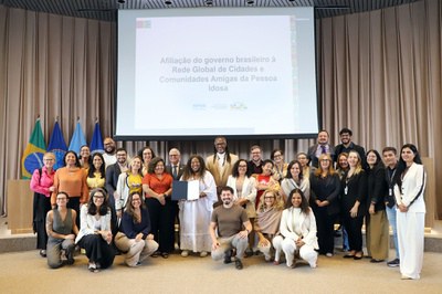 Brasil adere à Rede Global de Cidades e Comunidades Amigas da Pessoa Idosa