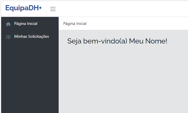 Consultar minha solicitação